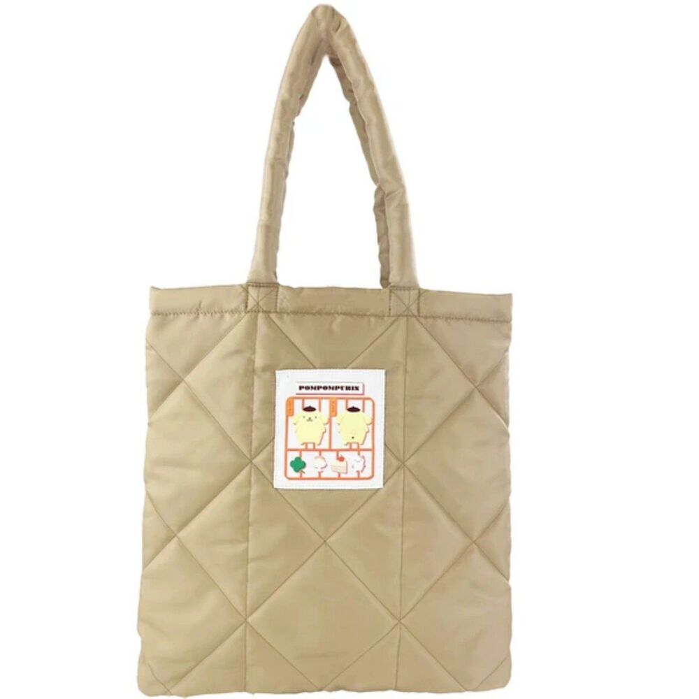 Sanrio pompompurin quilted tote bag